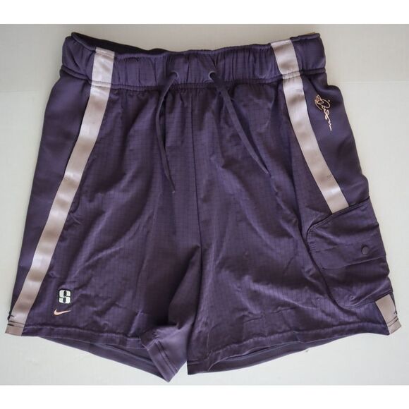 Nike FV3189-573 Womens Sz S Purple Sabrina Signature Loose Fit Basketball Shorts - Picture 1 of 11
